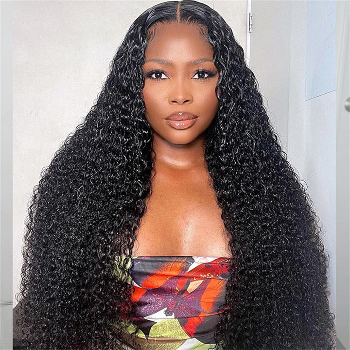 Gluna Glueless Breathable Open Cap Air Wig 4x4/5x5 Jerry Curly Lace Closure Wigs  Human Virgin Hair Pre Plucked With Natural Baby Hair