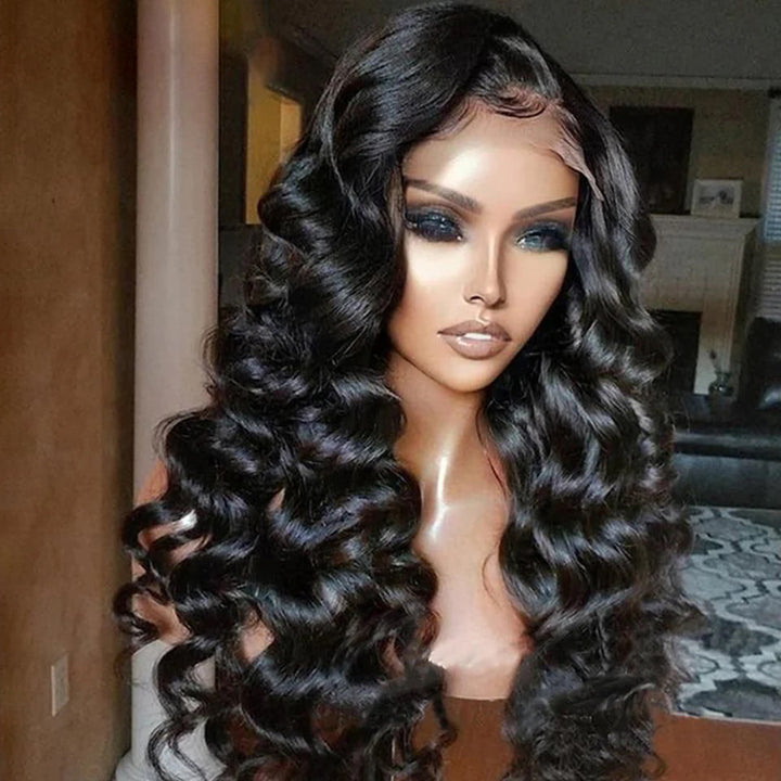 Gluna Glueless Breathable Open Cap Air Wig 4x4/5x5  Loose Wave Lace Closure Wigs  Human Virgin Hair Pre Plucked With Natural Baby Hair