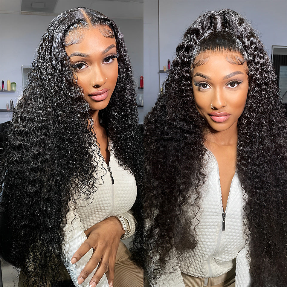 42" Gluna Hair Lace Frontal Wig Virgin Hair Unprocessed Human Hair 1Piece
