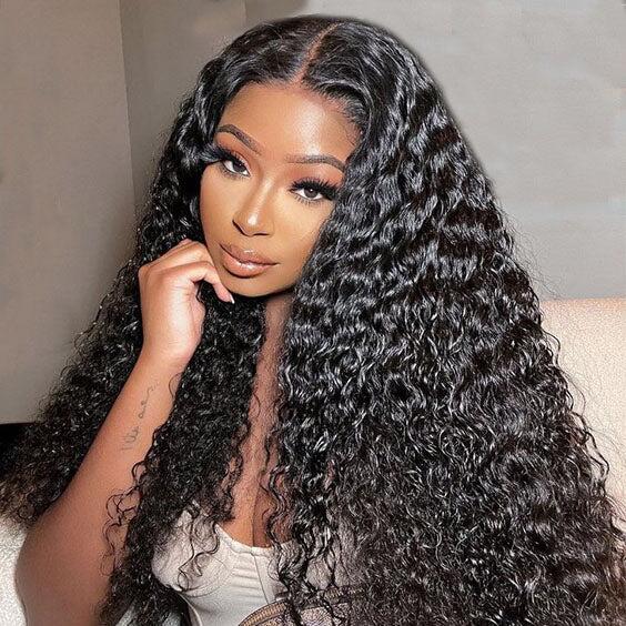Gluna Glueless Breathable Open Cap Air Wig 4x4/5x5 Water Wave Lace Closure Wigs  Human Virgin Hair Pre Plucked With Natural Baby Hair