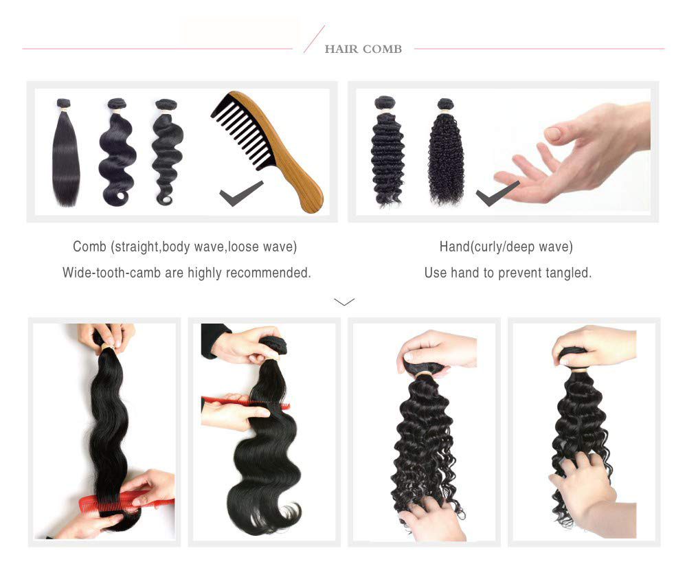 Free Shippng Gluna Hair 8A Grade Straight Virgin Hair 3Bundles With Frontal 100% Human Hair Extension Natural Black