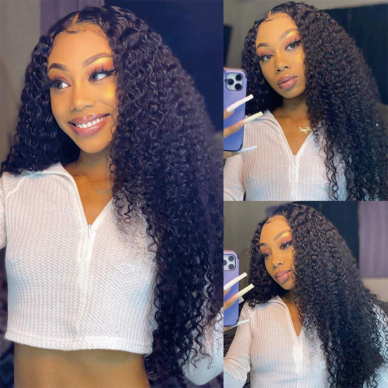 Gluna Water Wave HD Lace Frontal 13x6 13x4 5x5 4x4 Inches HD Lace Frontal Closure Natural Color 100% Virgin Human Healthy Hair