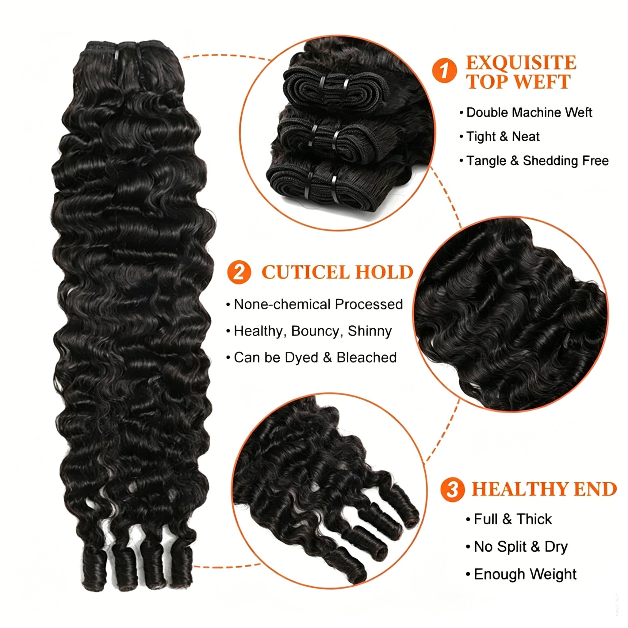 Gluna Hair Grade 10A Vigin Hair Burmese Curly 1Bundle 100% Unprocessed Human Hair Weave Natural Black