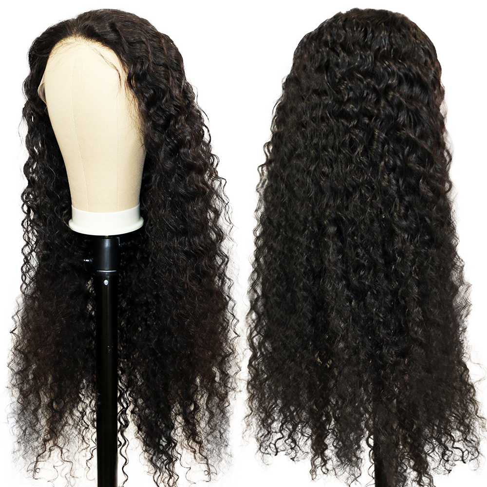 Free Shipping Gluna Deep Curly 13x6 HD Lace Frontal Wig Pre Plucked With Baby Hair Wet and Wavy Remy Curly HD Lace Front Virgin Human Hair Wigs For Black Women
