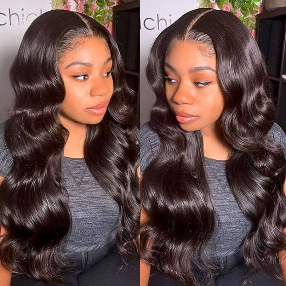 Gluna Body Wave 13*4 HD Swiss Lace Frontal Wig All Skin Tones Human Hair For Woman