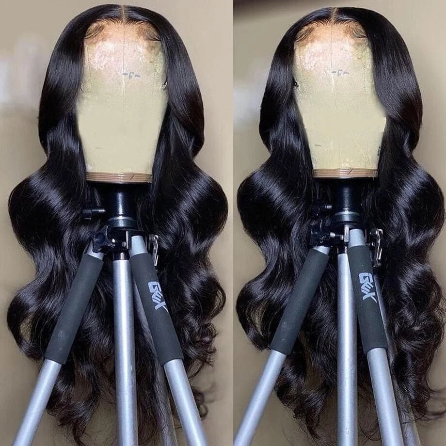 Gluna Body Wave 13*4 HD Swiss Lace Frontal Wig All Skin Tones Human Hair For Woman
