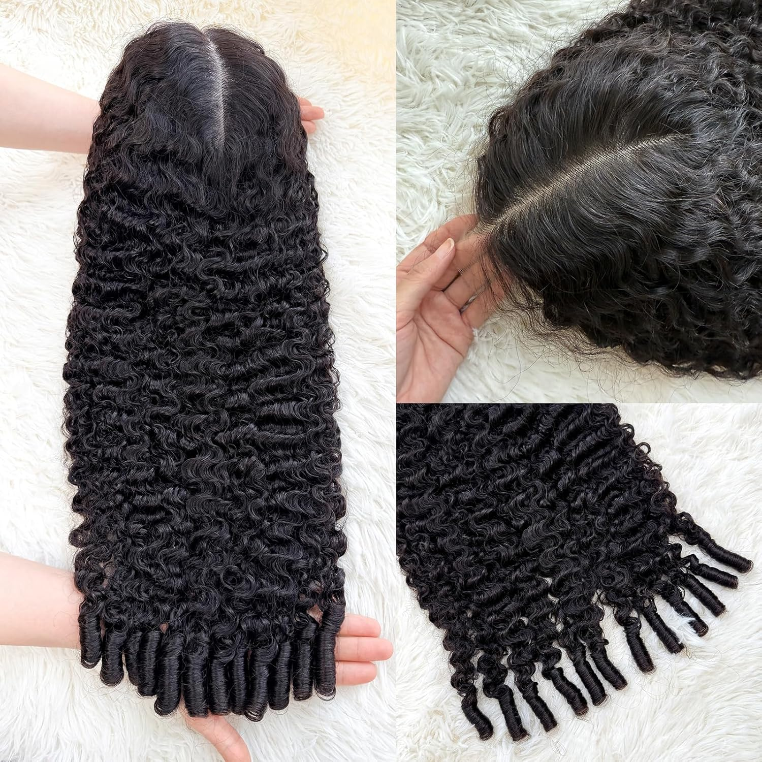 Gluna Burmese Curly Hair HD Lace Closure Burmese Wig Virgin Hair Unprocessed Human Hair