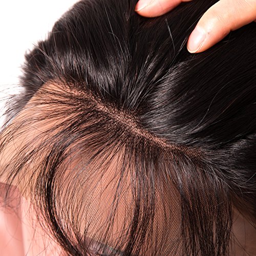 Gluna Hair body wave 360 Lace Frontal Wig Unprocessed Human Virgin Hair 1Piece Natural Black