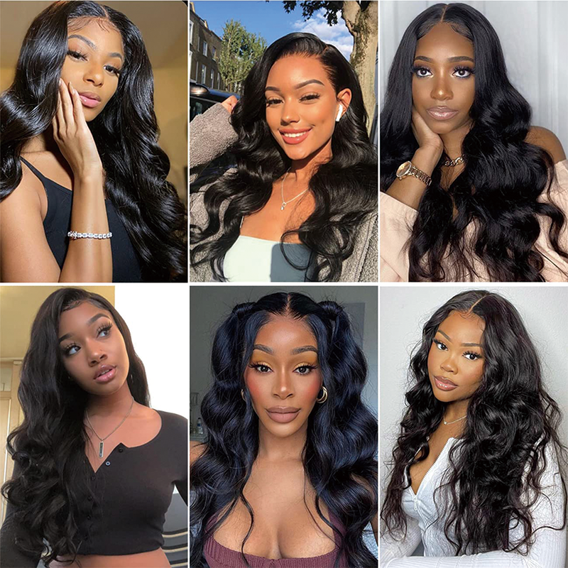 【24"=$159】Gluna 4x4/5x5/6x6 HD Lace Closure Wigs Body Wave Human Hair Healthy Virgin Hair Pre Plucked With Natural Baby Hair For Women