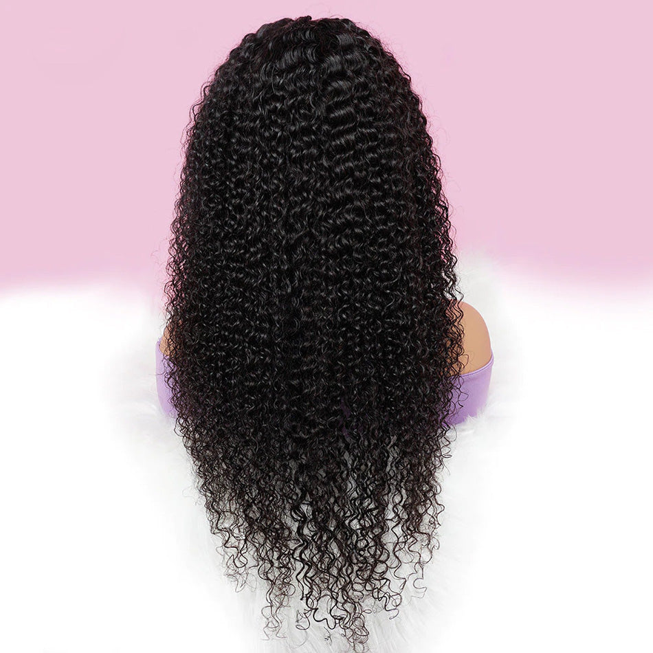 Gluna Glueless Breathable Open Cap Air Wig 4x4/5x5 Jerry Curly Lace Closure Wigs  Human Virgin Hair Pre Plucked With Natural Baby Hair