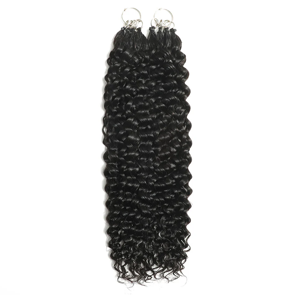 Water Wave Human Crochet hair Knotless Pre-Separated Feather Crochet Hair Extensions 100% Human Hair Natural Color