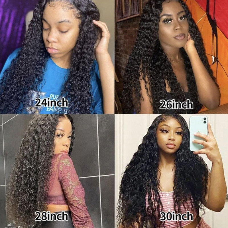 Gluna 13x6 HD Lace Frontal Wigs Loose Deep Wave Human Hair Healthy Virgin Hair Pre Plucked With Natural Baby Hair For Women