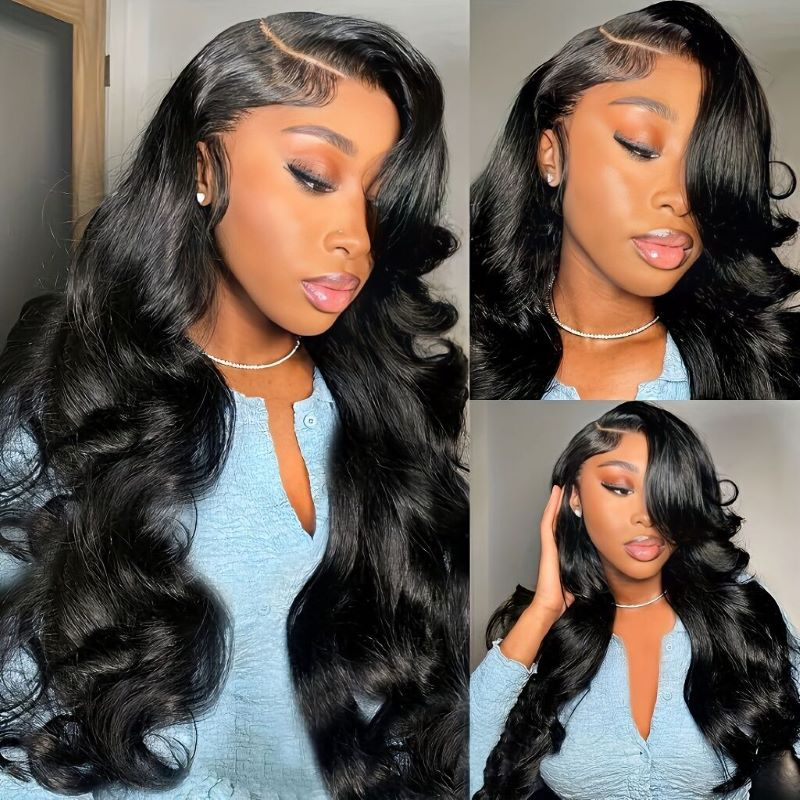 Gluna Body Wave 13*4 HD Swiss Lace Frontal Wig All Skin Tones Human Hair For Woman