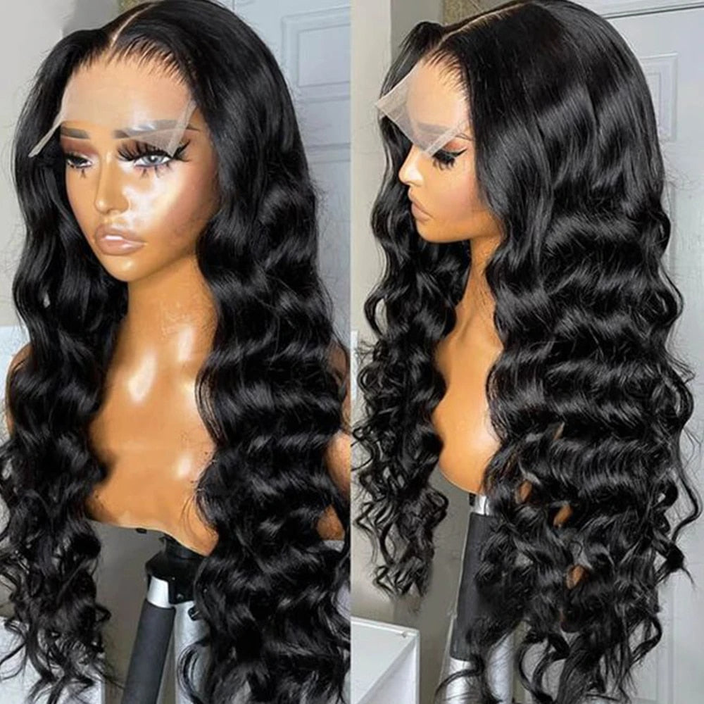 Gluna Glueless Breathable Open Cap Air Wig 4x4/5x5 Loose Deep Wave Lace Closure Wigs  Human Virgin Hair Pre Plucked With Natural Baby Hair
