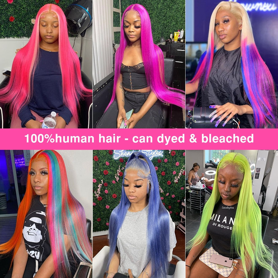 Gluna 613 Blonde Color Straight 13×6  Lace Frontal  Wig Human Virgin Hair Pre Plucked With Natural Baby Hair