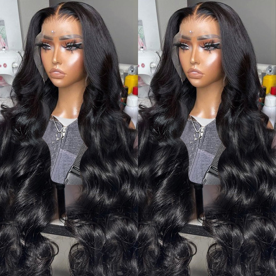 Gluna Body Wave 13x6 HD Lace Frontal Wig Healthy Virgin Hair Pre Plucked With Baby Hair For Women