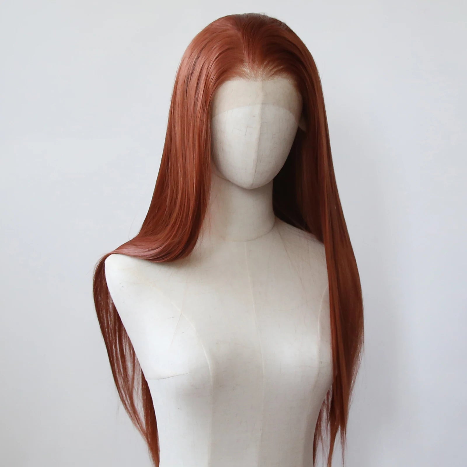 Gluna Ginger Brown Color 13×4 / 13x6 HD Lace Frontal Wig Straight Human Virgin Hair