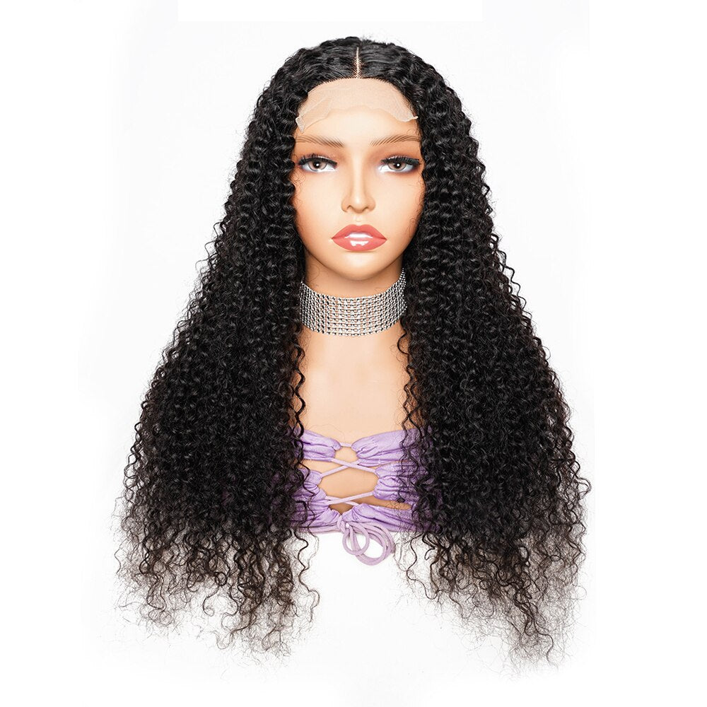 Gluna Glueless Breathable Open Cap Air Wig 4x4/5x5 Jerry Curly Lace Closure Wigs  Human Virgin Hair Pre Plucked With Natural Baby Hair