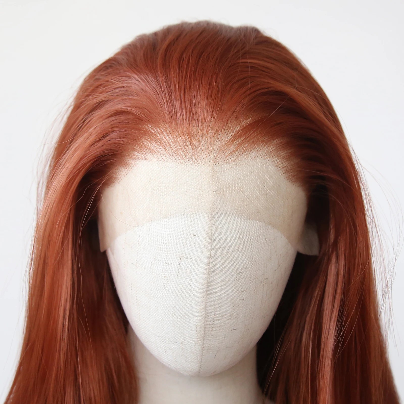 Gluna Ginger Brown Color 13×4 / 13x6 HD Lace Frontal Wig Straight Human Virgin Hair