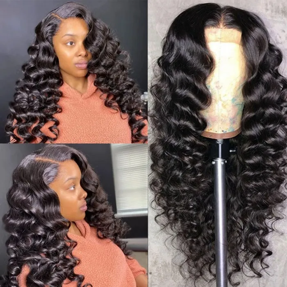 Gluna Glueless 7x5 /6x4.5 HD Lace Wear Go Loose Wave Wig Natural Color Tiny Knots Pre-Bleached