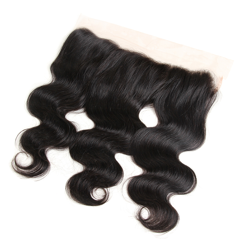 Gluna Invisable 13X4/13x6 HD Lace Frontal For Women Body Wave Virgin Human Hair Black Color