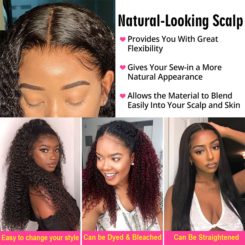 Gluna 4x4/5x5/6x6 HD Lace Closure Wigs Water Wave Human Hair Healthy Virgin Hair Pre Plucked With Natural Baby Hair For Women
