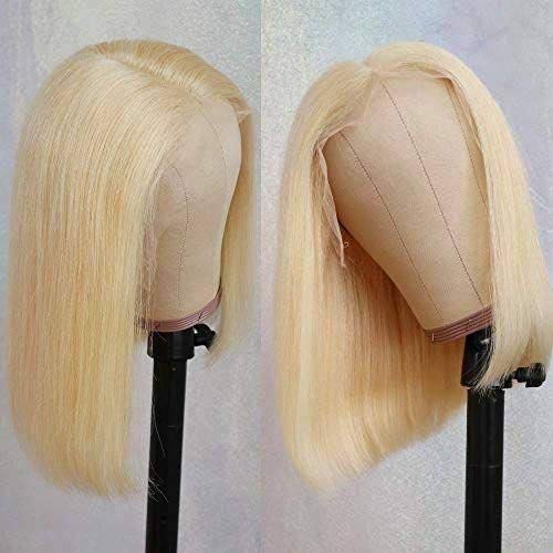 Gluna Straight 613 Blonde Color Short Bob Wig Human Hair 13x4 Lace Frontal 5x5 4x4 Lace Closure Bob Wig Real Virgin Hair