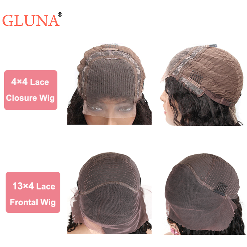 Gluna 13×4 13x6 Lace Frontal Wig 1b/27 Black and Honey Blonde Highlight Color Body Wave Human Virgin Hair Pre Plucked With Natural Baby Hair