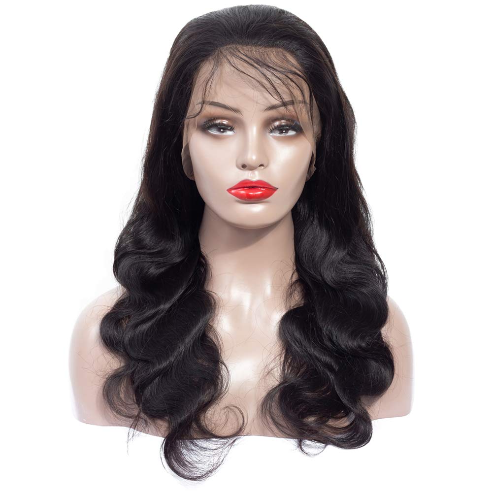 Free Shipping Gluna 13×6 Lace Frontal Wig Pre Plucked With Baby Hair Remy Brazilian Body Wave Lace Front Virgin Human Hair Wigs For Black Women