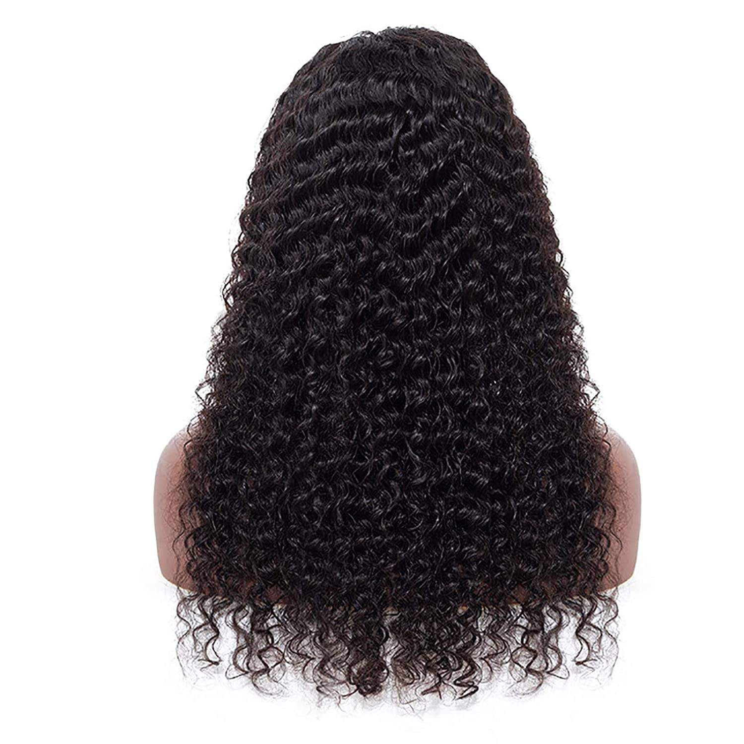 Gluna Hair 4x4 Lace Closure Wigs Deep Curly Brazilian Virgin Human Hair For Black Women Pre Plucked Natural Color