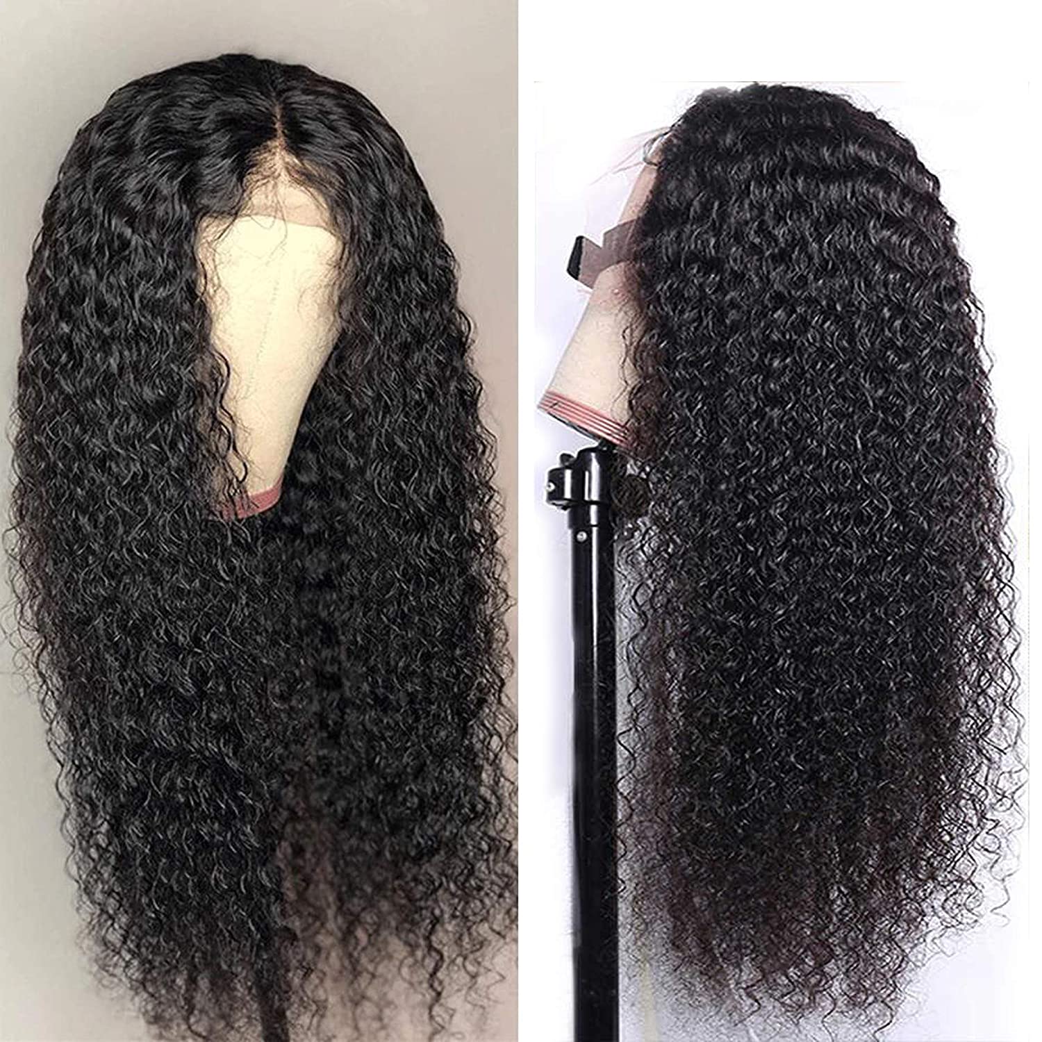 Gluna Hair Water Wave 4×4/5x5 Lace Closure Wig Human Virgin Hair Wigs