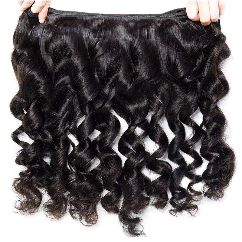 Gluna Brazilian Loose Wave 7A/Hot 8A/10A/Double Drawn 1Bundles Extension 100% Human Hair  Bundles Virgin Human Hair Weave 1 Piece 8-38inch Natural Color