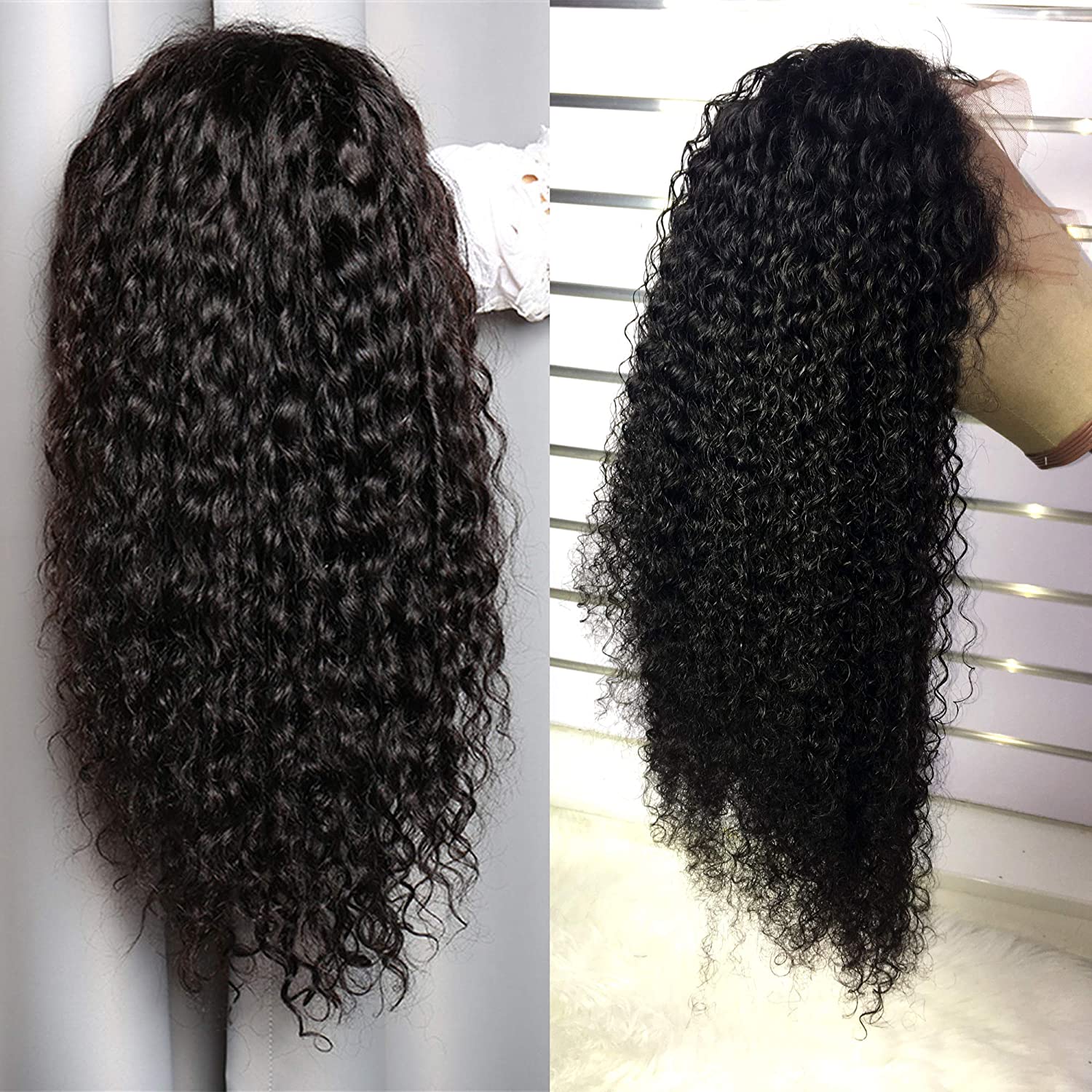 Gluna 13x4 Lace Frontal Wigs Water Wave Human Hair Healthy Virgin Hair Pre Plucked With Natural Baby Hair For Women