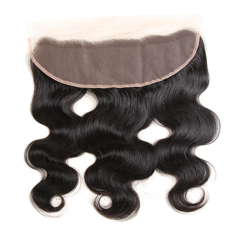 Gluna Invisable 13X4/13x6 HD Lace Frontal For Women Body Wave Virgin Human Hair Black Color