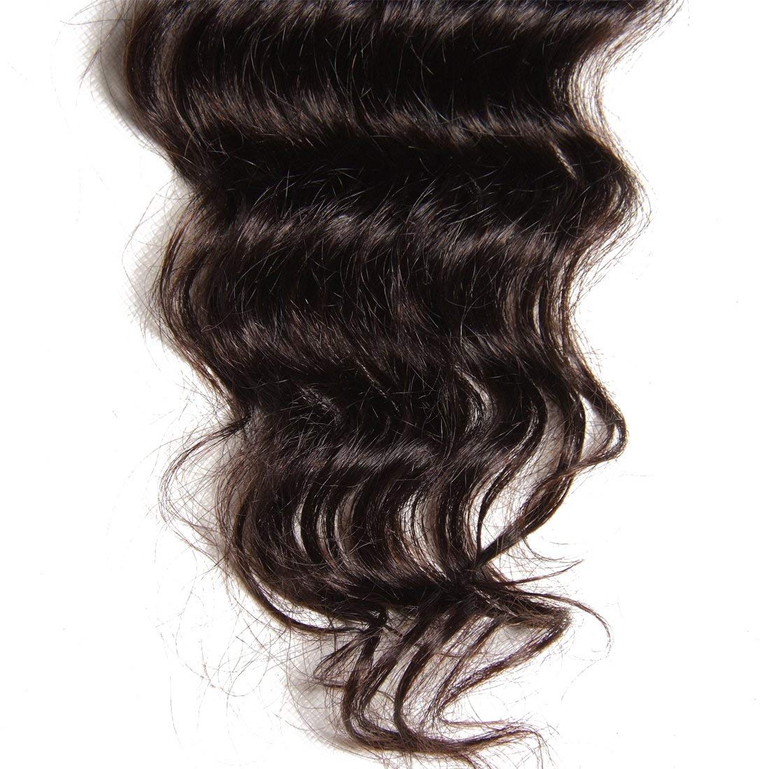Gluna Hair Brazilian Loose Deep Wave Lace Closure 4×4 Free Middle Three Part Human Hair Closure Virgin Hair Closure