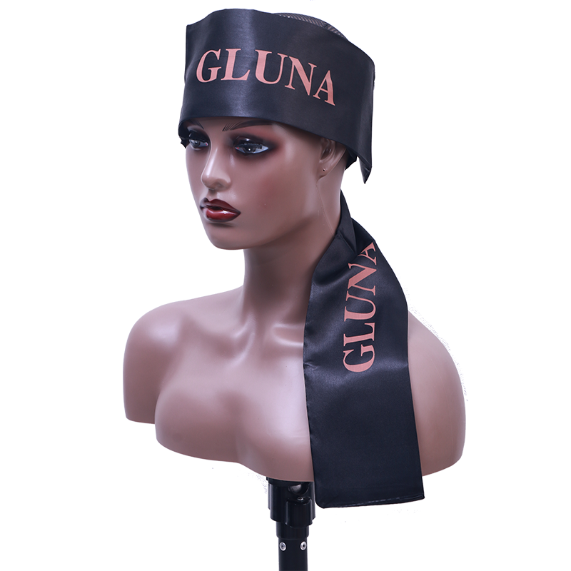 Gluna Satin Edge Laying Scarf Edge Wraps For Hair Frontals Wigs Soft Women's Satin Headband For Makeup, Facial,Sport,Yoga