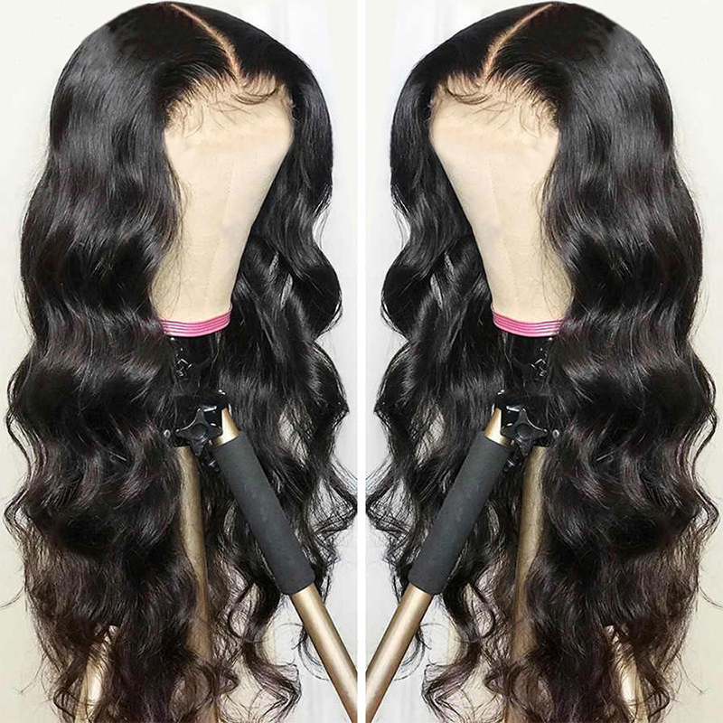 Gluna 13x4 Lace Frontal Wigs Body Wave Human Hair Healthy Virgin Hair Pre Plucked With Natural Baby Hair For Women